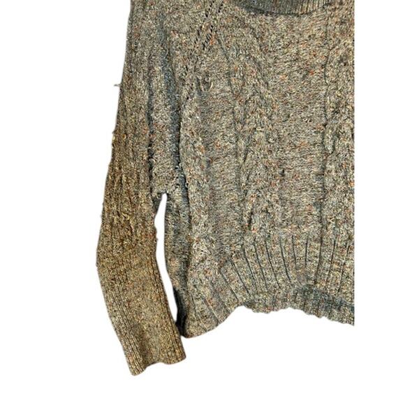 Moon & Madison Sage Green Long Sleeve Cowl Neck Thick Sweater Women Sz XS - Picture 3 of 11